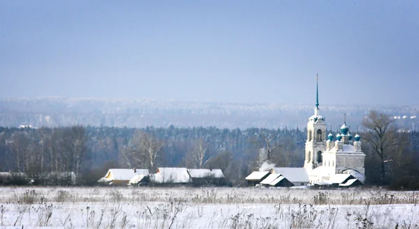 Church in winter snow — Stock Photo, Image