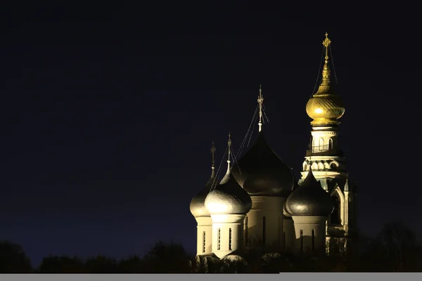 Vista noturna de Vologda — Fotografia de Stock