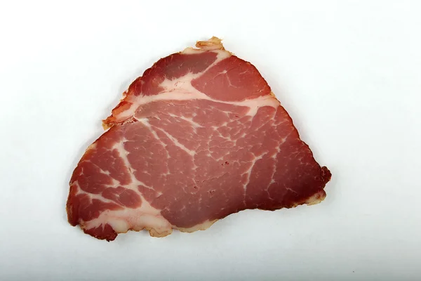 Cortar la carne ahumada — Foto de Stock