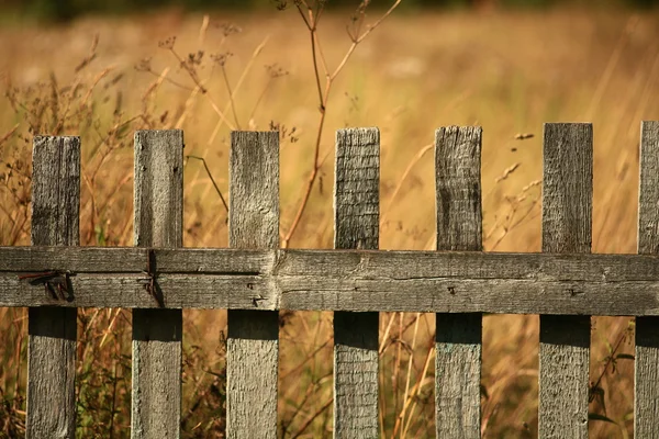 Houten hek — Stockfoto