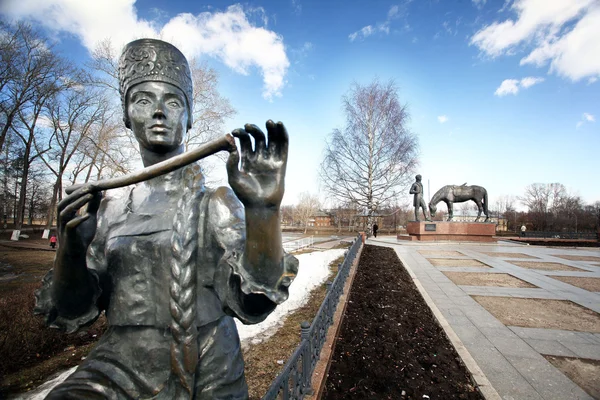 Batyushkov monument in Vologda — Stockfoto