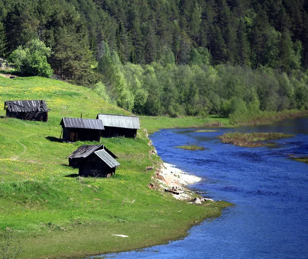 Summer in the village house — Stock Photo, Image