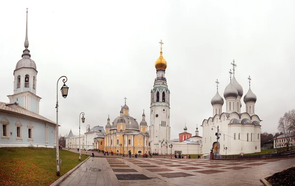 Panorama paisaje Iglesia Ortodoxa —  Fotos de Stock