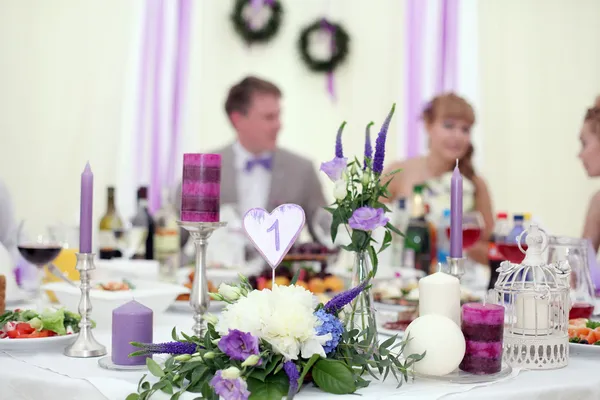 Decoraciones mesa de boda —  Fotos de Stock