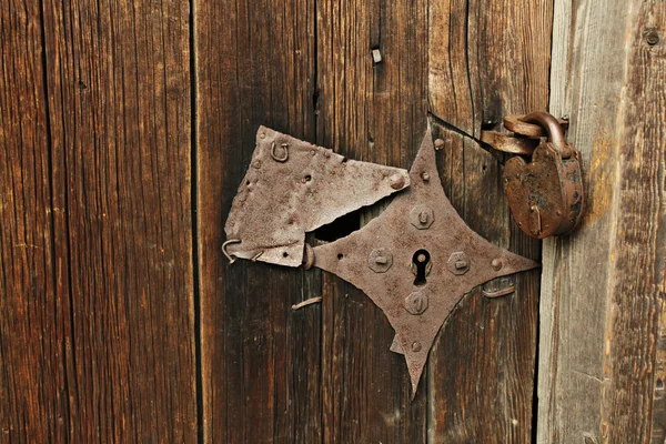 Vecchia porta in legno — Foto Stock