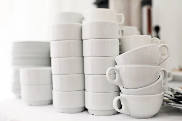 White crockery — Stock Photo, Image