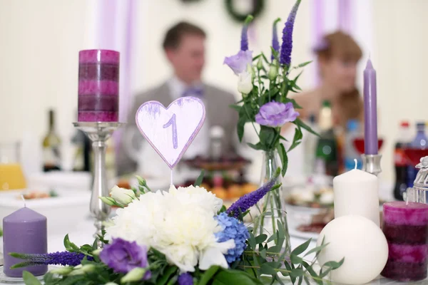 Decoraciones mesa de boda —  Fotos de Stock