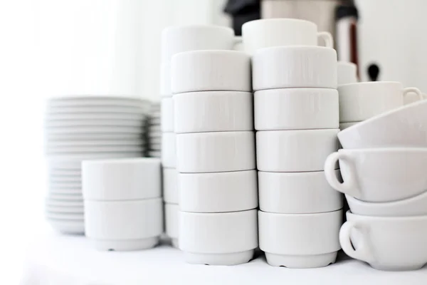 White crockery — Stock Photo, Image