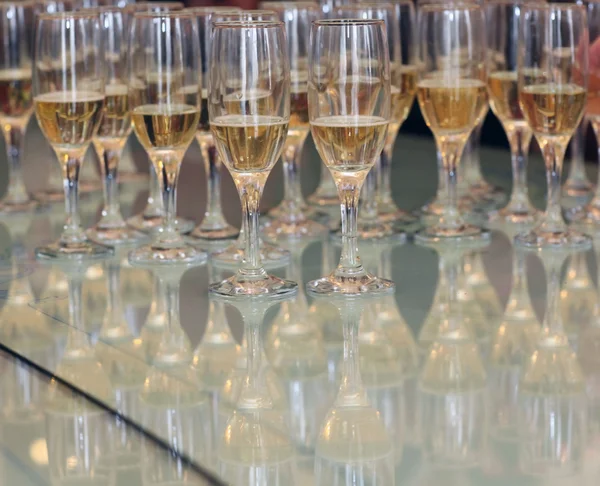 Champagne glasses — Stock Photo, Image