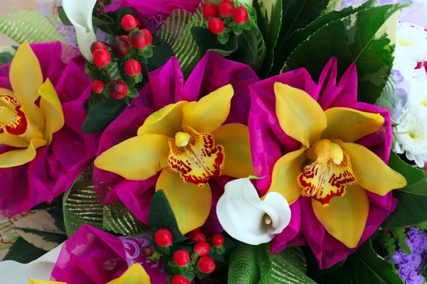 Flores en un ramo — Foto de Stock