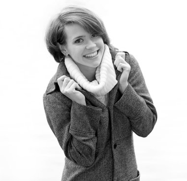 Kızıl saçlı esmer güzel bir portresi