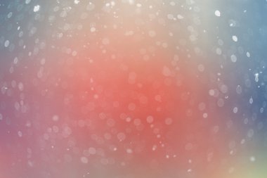 Bulanık parlayan kar