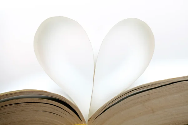 Book paper Heart — Stock Photo, Image