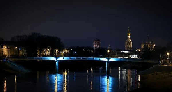 밤에 도시 — 스톡 사진