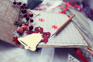 Noel kartları scrapbooking