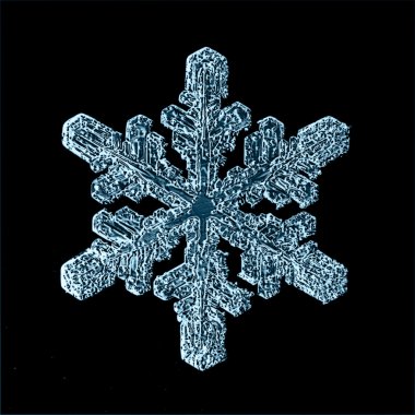 Kar tanesi buz kristalleri