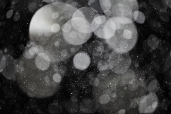 Snow bokeh texture — Stock Photo, Image