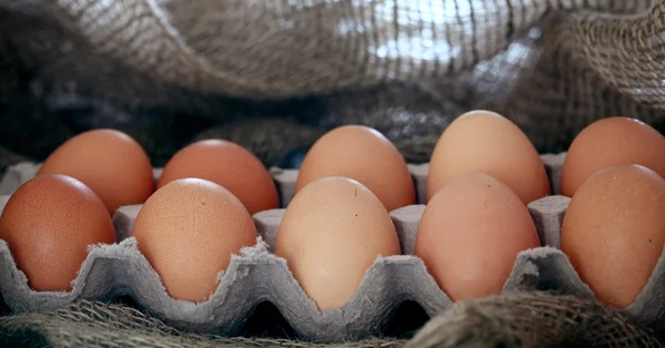 Chicken eggs — Stock Photo, Image