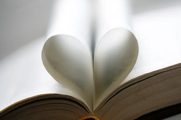 Book paper Heart — Stock Photo, Image