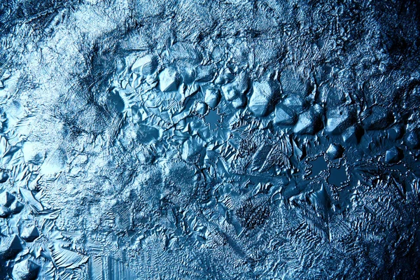 Gelo azul abstrato — Fotografia de Stock