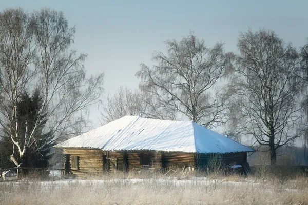 Winterdorf — Stockfoto