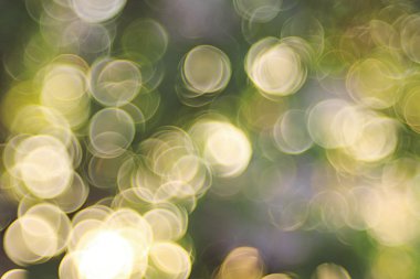 bulanık yeşil renkli