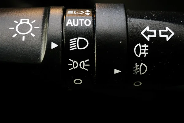 車のコントロール ボタン — ストック写真
