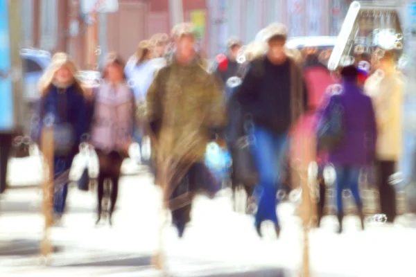 Pedestrians on the street. — Stock Photo, Image