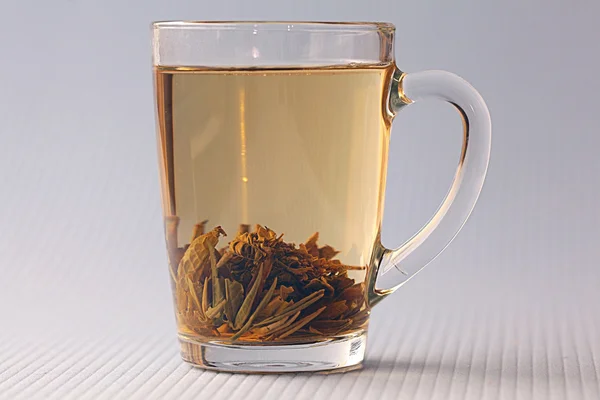 Egy csésze zöld teát. — Stock Fotó