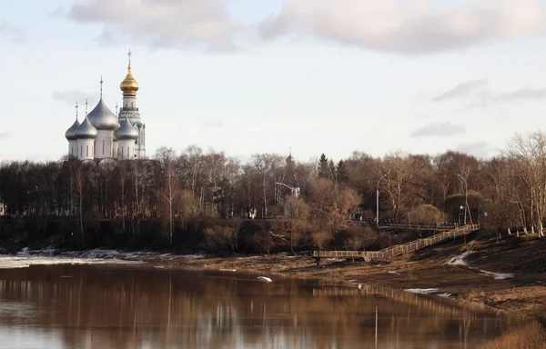 Монастир в Росії — стокове фото
