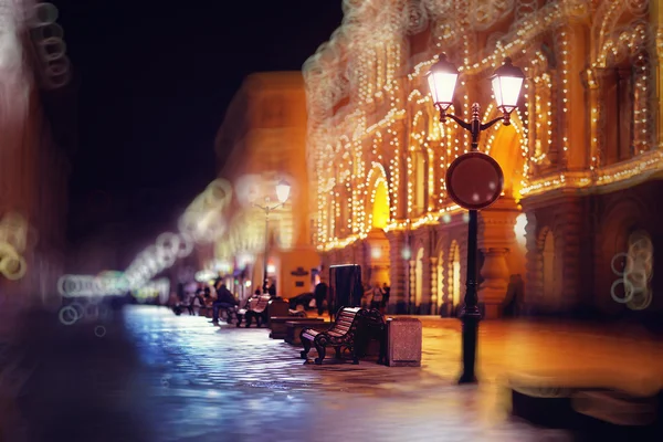 Luces de ciudad — Foto de Stock