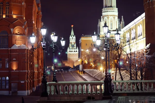 Kreml v noci — Stock fotografie