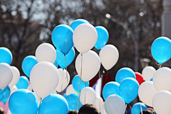 Mavi Balonlar — Stok fotoğraf