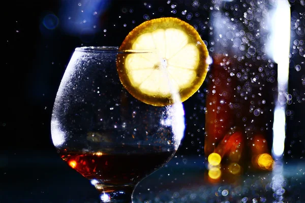 Cognac al limone — Foto Stock