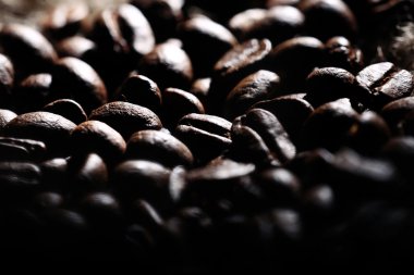 Arabica kahve çekirdekleri doku