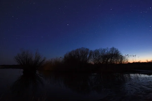 Paisaje nocturno — Foto de Stock