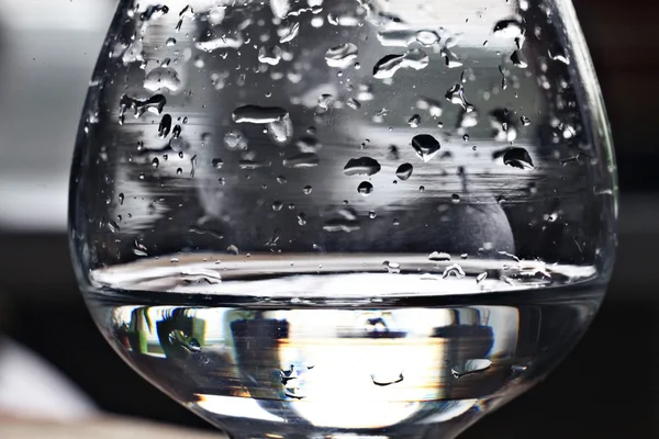 Glass with water — Stock Photo, Image