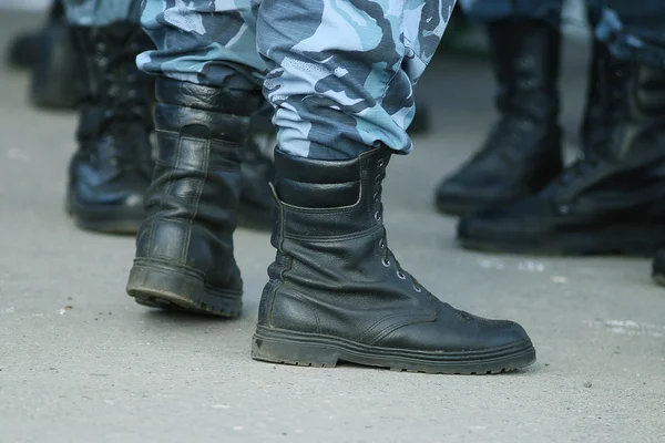 Buty żołnierzy — Zdjęcie stockowe
