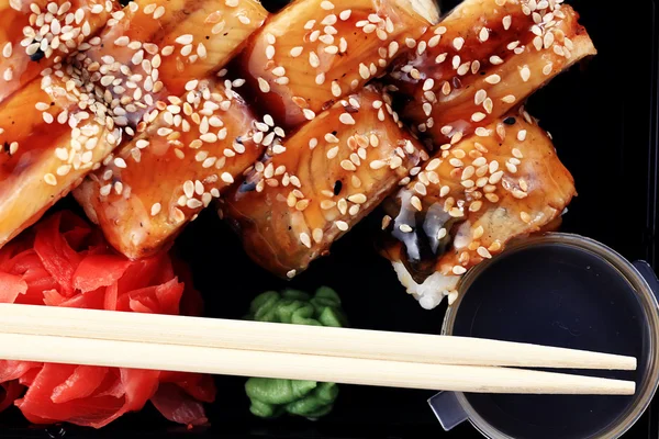 Asian sushi rolls — Stock Photo, Image