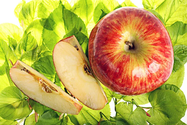 Roter Apfel — Stockfoto