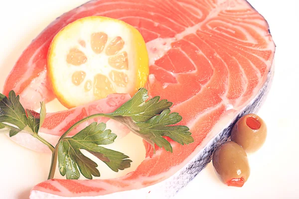 Fresh salmon — Stock Photo, Image