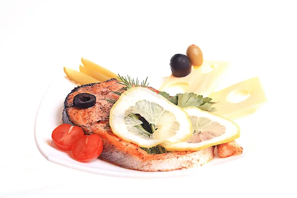 Salmone alla griglia — Foto Stock