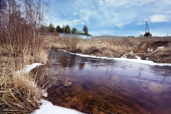 Spring creek — Stock Photo, Image