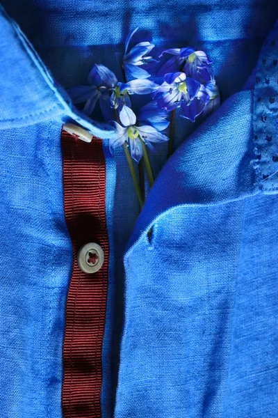 Niebieskie kwiaty bukiet — Zdjęcie stockowe