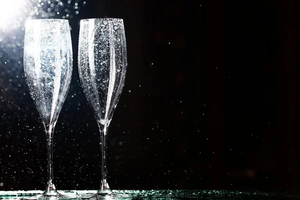 Champagne glasses — Stock Photo, Image