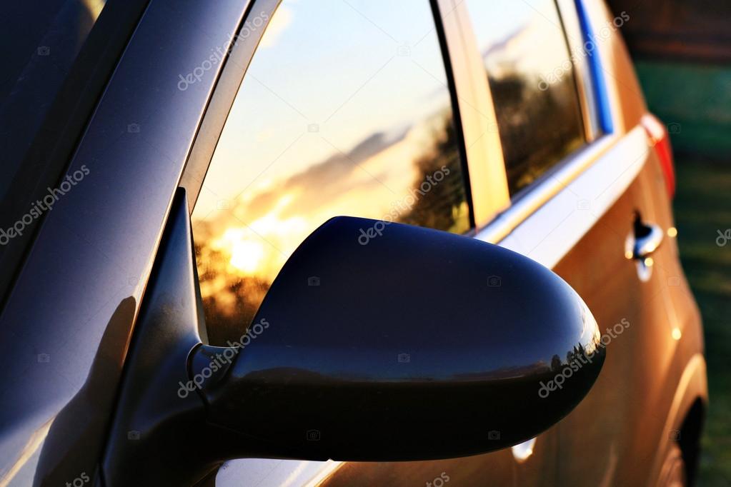 Car surface on Sunset