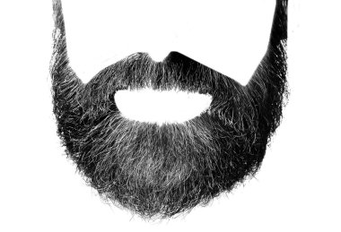 Bearded man chin clipart