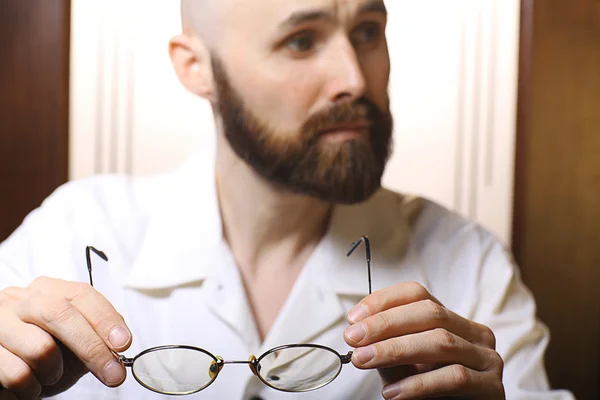 Man with Glasses — Stok Foto