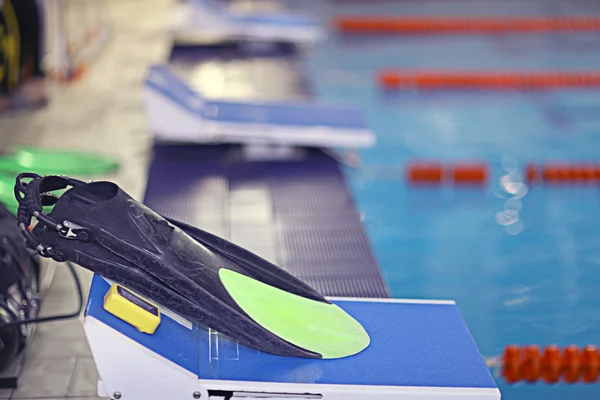 Swim fins for snorkeling — Stock Photo, Image