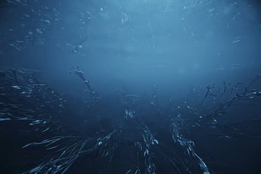 Göldeki su altı geçmişi soyut, temiz tatlı su.